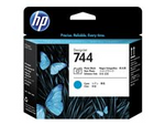 744 - cyan, foto-svart